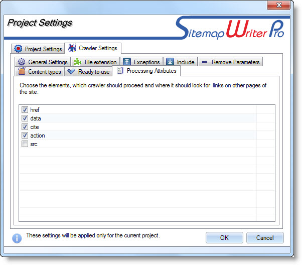 Processing Attributes